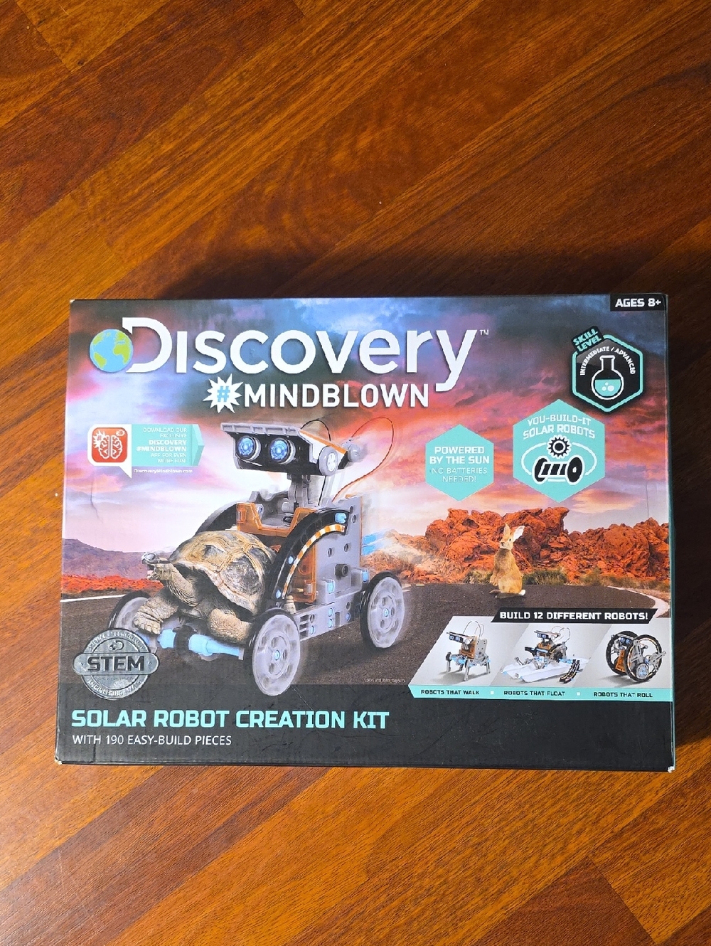 Discovery Mindblown Solar Robot Creation Kit - Silver/Blue